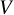 upper V