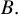 upper B period