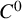 upper C Superscript 0