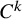 upper C Superscript k