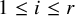 1 less than or equals i less than or equals r