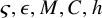 final sigma comma epsilon comma upper M comma upper C comma h
