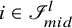 i element of script upper I Subscript m i d Superscript l