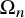 normal upper Omega Subscript n