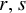 r comma s