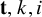 bold t comma k comma i