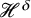 script upper H Superscript delta