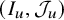 left parenthesis upper I Subscript u Baseline comma script upper J Subscript u Baseline right parenthesis