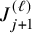 upper J Subscript j plus 1 Superscript left parenthesis script l right parenthesis