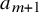 a Subscript m plus 1