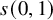 s left parenthesis 0 comma 1 right parenthesis
