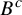 upper B Superscript c