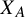 upper X Subscript upper A