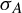 sigma Subscript upper A