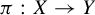 pi colon upper X right arrow upper Y