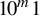 10 Superscript m Baseline 1