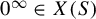 0 Superscript infinity Baseline element of upper X left parenthesis upper S right parenthesis