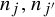 n Subscript j Baseline comma n Subscript j prime Baseline