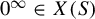 0 Superscript infinity Baseline element of upper X left parenthesis upper S right parenthesis