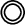 A simple diagram of two concentric circles. At the center is a white circular core. The next layer outward is a thick black ring followed by a thin white border and a final thin black outer perimeter.