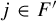j element of upper F prime