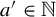 a prime element of double struck upper N