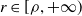 r element of left bracket rho comma plus normal infinity right parenthesis