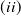 left parenthesis i i right parenthesis