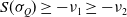 upper S left parenthesis sigma Subscript upper Q Baseline right parenthesis greater than or equals minus nu 1 greater than or equals minus nu 2