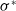 sigma Superscript asterisk