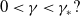 0 less than gamma less than gamma Subscript asterisk Baseline question mark