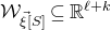 script upper W Subscript ModifyingAbove xi With right arrow left bracket upper S right bracket Baseline subset of or equal to double struck upper R Superscript script l plus k