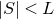 StartAbsoluteValue upper S EndAbsoluteValue less than upper L