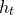 h Subscript t