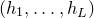 left parenthesis h 1 comma ellipsis comma h Subscript upper L Baseline right parenthesis