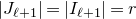 StartAbsoluteValue upper J Subscript script l plus 1 Baseline EndAbsoluteValue equals StartAbsoluteValue upper I Subscript script l plus 1 Baseline EndAbsoluteValue equals r