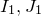 upper I 1 comma upper J 1