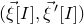 left parenthesis ModifyingAbove xi With right arrow left bracket upper I right bracket comma ModifyingAbove xi With right arrow prime left bracket upper I right bracket right parenthesis
