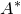 upper A Superscript asterisk
