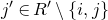 j prime element of upper R prime minus StartSet i comma j EndSet