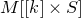 upper M left bracket left bracket k right bracket times upper S right bracket