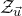 script upper Z Subscript ModifyingAbove u With right arrow