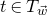 t element of upper T Subscript ModifyingAbove w With right arrow