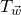 upper T Subscript ModifyingAbove w With right arrow