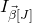 upper I Subscript ModifyingAbove beta With right arrow left bracket upper J right bracket