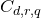 upper C Subscript d comma r comma q