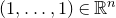 left parenthesis 1 comma ellipsis comma 1 right parenthesis element of double struck upper R Superscript n
