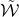 script upper W overtilde