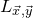 upper L Subscript ModifyingAbove x With right arrow comma ModifyingAbove y With right arrow