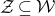 script upper Z subset of or equal to script upper W
